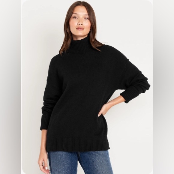 Old Navy Women's SoSoft Black Turtleneck Sweater Women’s Plus Size 2X - Picture 2 of 5
